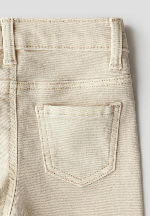 H&M - Slim fit jeans - light beige 
