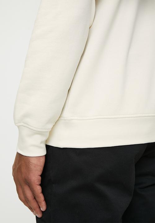 GUESS - Cn basic logo sweatshirt - vanilla cream