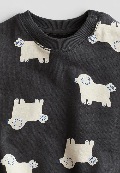 H&M - Printed sweatshirt - grey