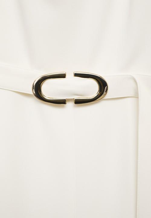 MANGO - Jumpsuit Padam - Light Beige