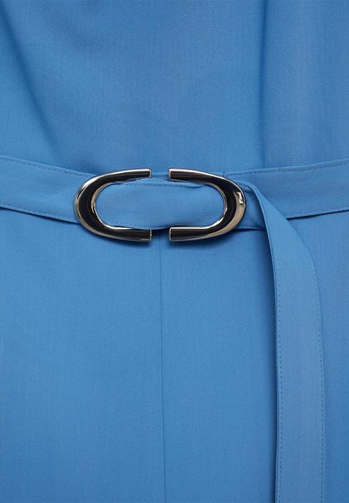 MANGO - Jumpsuit Padam - Medium Blue