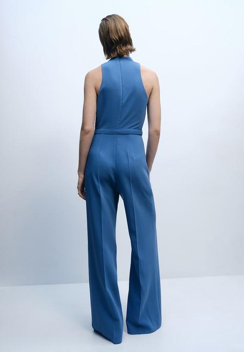 MANGO - Jumpsuit Padam - Medium Blue