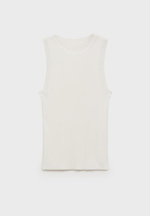 MANGO - Top Karl - Light Beige