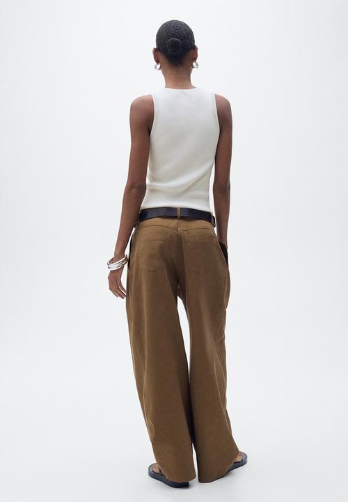 MANGO - Top Karl - Light Beige