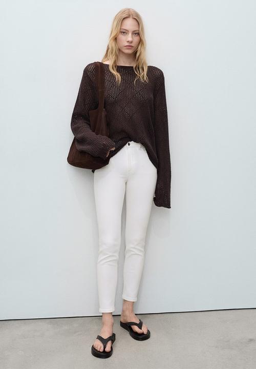 MANGO - Jeans Newisa - White