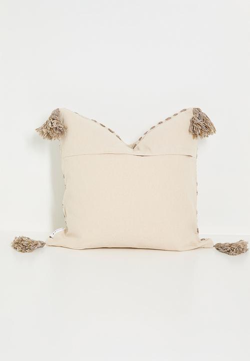 Sixth Floor - Lines cushion cover - Natural