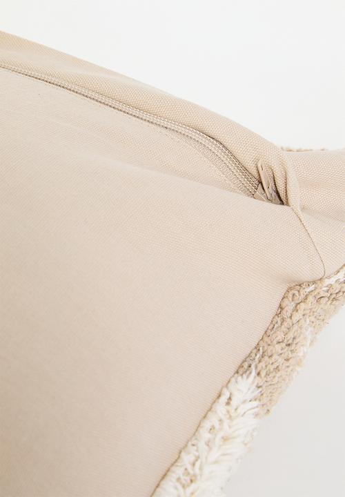 Sixth Floor - Abby tufted cushion cover - Neutral