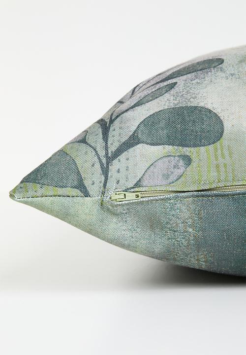 Sixth Floor - Greenery printed cushion cover - Multi