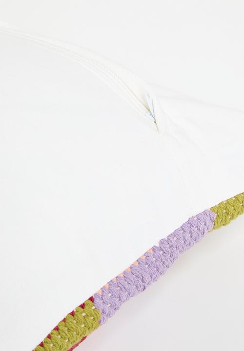 Sixth Floor - Polly woven cushion cover - Multi