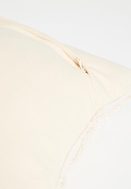 Sixth Floor - Folia tufted cushion cover - natural