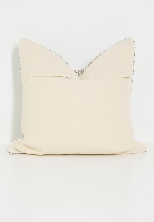 Sixth Floor - Rei woven cushion cover - charcoal