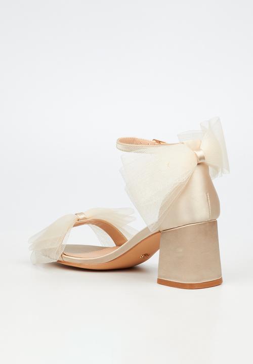 Miss Black - Bardot 5 heel - champagne