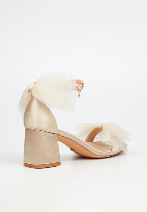 Miss Black - Bardot 5 heel - champagne