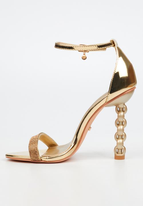Miss Black - Panna 2 heel - gold