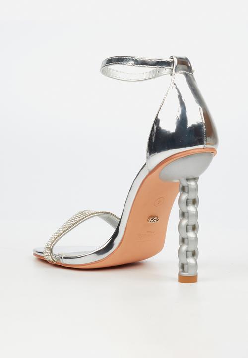 Miss Black - Panna 2 heel - silver