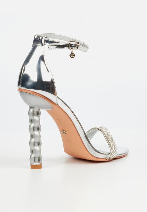 Miss Black - Panna 2 heel - silver