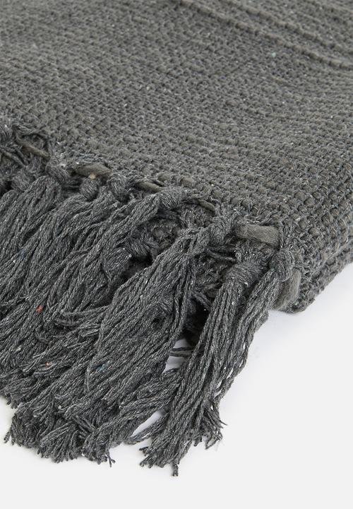 H&S - Plaid 130x170cm anthracite
