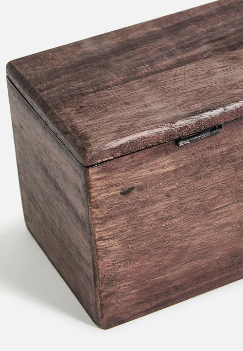 Storage Solutions - Box set 2pcs mango wood - nesting