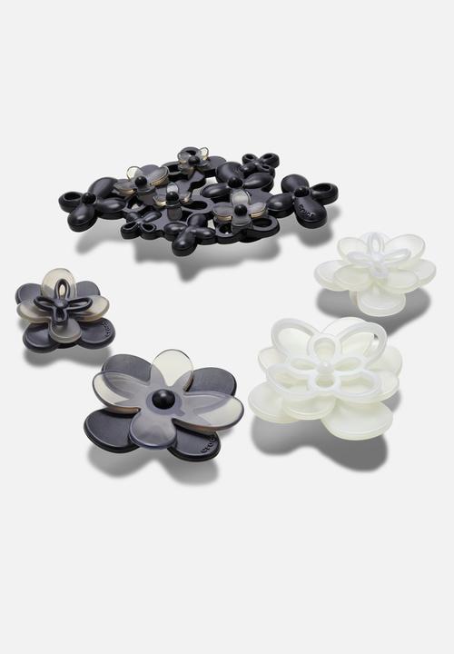 Crocs - Blooming BW 5 Pack - Black & White
