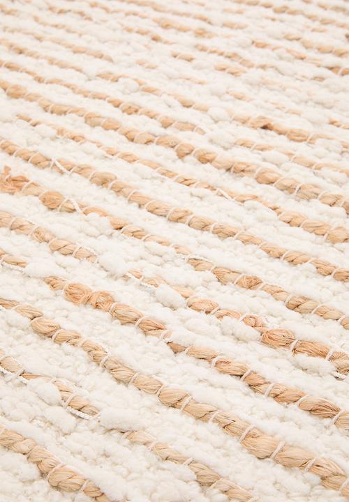 Sixth Floor - Nova handwoven jute & cotton rug - natural