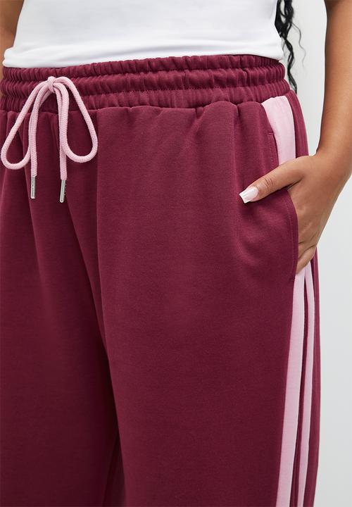 Cotton On - Plus Outdoorsy Move Pant - Sangria/French Pink