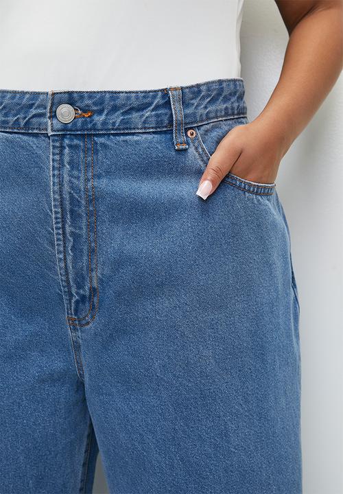Cotton On - Plus  91 straight jean - celeste blue