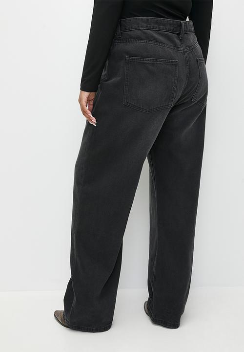 Cotton On - Plus  91 straight jean - onyx black