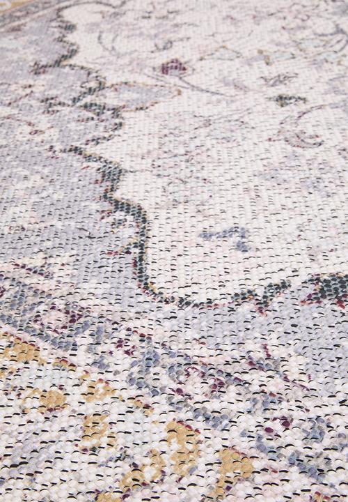 Sixth Floor - Cotton Blend Woven Antique Rug - Multi
