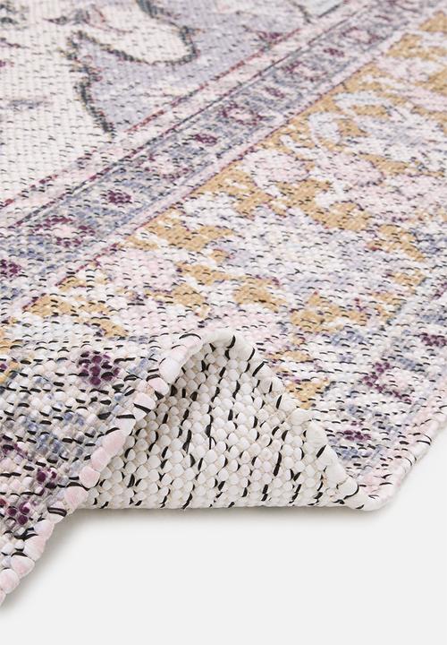 Sixth Floor - Cotton Blend Woven Antique Rug - Multi