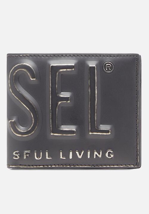 Diesel  - Dsl 3D Bi Fold Coin S - Black