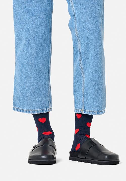 Happy Socks - Heart Sock - Navy