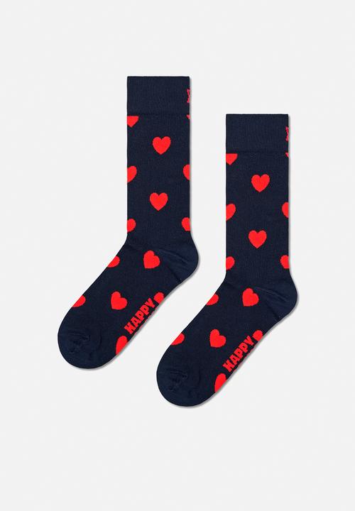 Happy Socks - Heart Sock - Navy