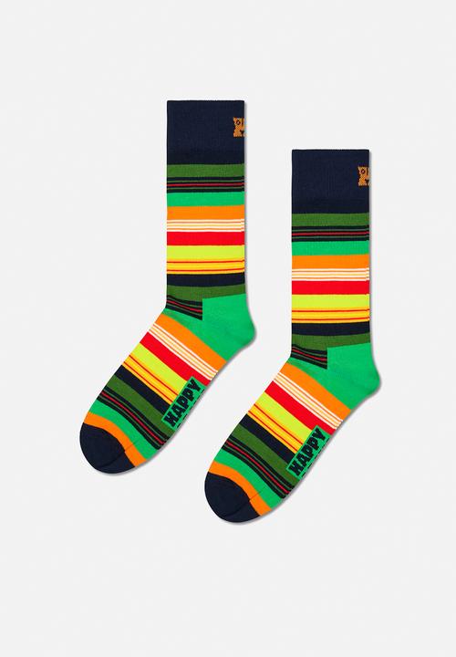 Happy Socks - Stripe Sock - Navy
