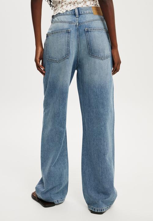 Cotton On - Lyocell straight jean - blue cove