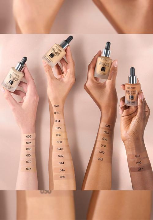 Catrice - HD Liquid Coverage Foundation 097 - Cool Mocha
