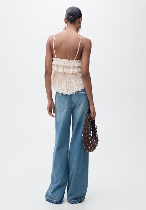 MANGO - Jeans Aba - Open Blue
