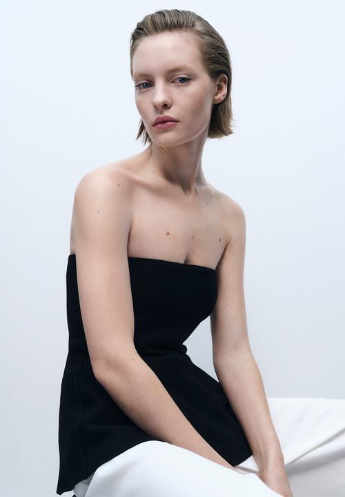 MANGO - Top Pep - Black