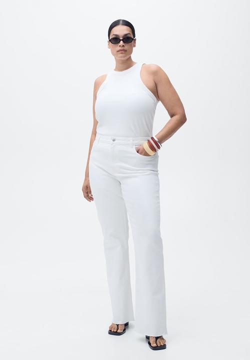 MANGO - Jeans Fiona - White