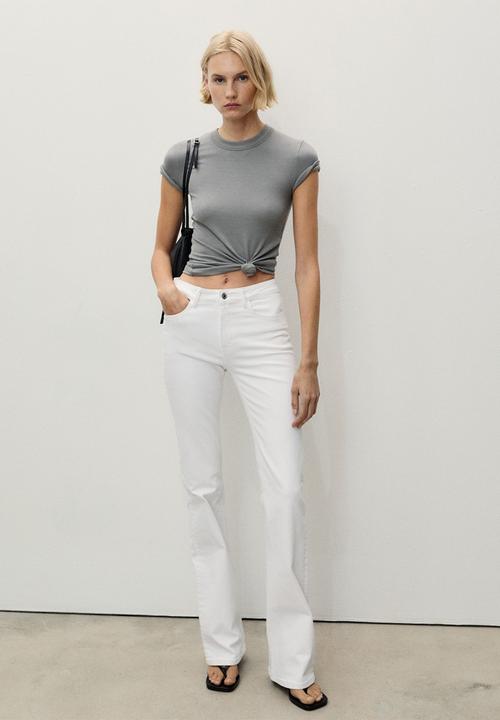 MANGO - Jeans Fiona - White