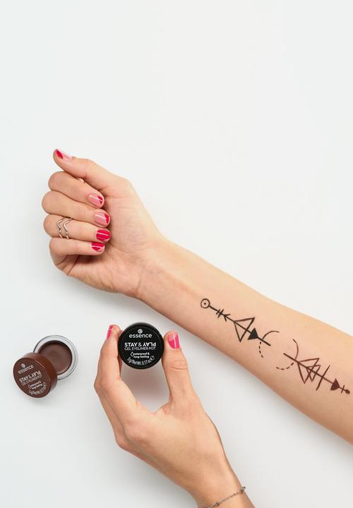 essence - Stay & Play Gel Eyeliner Pot 01 - Black