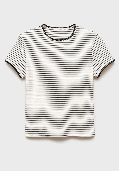MANGO - T-Shirt Lirio - Natural