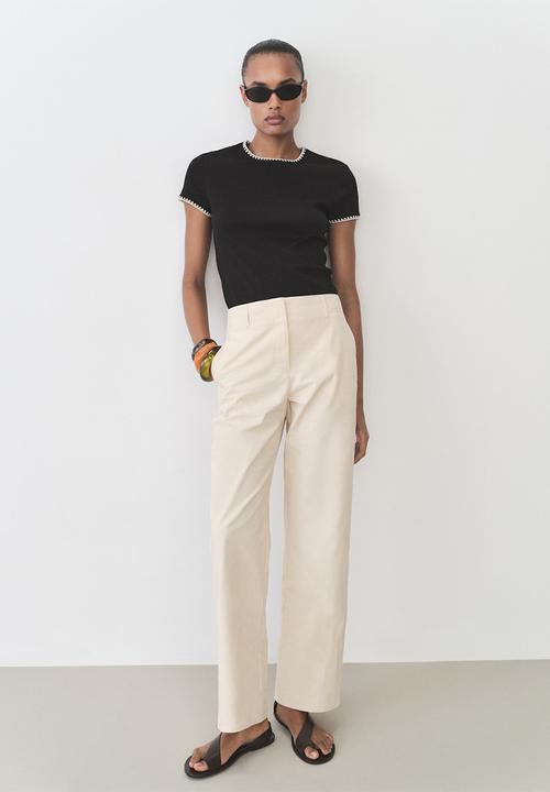 MANGO - T-Shirt Lirio - Black