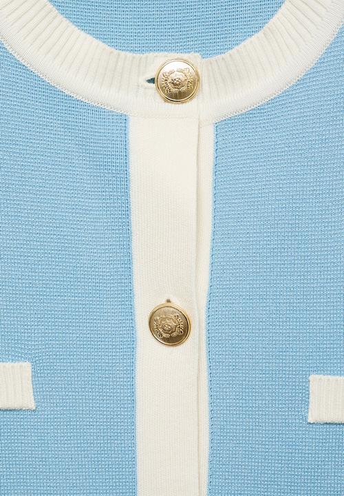 MANGO - Vest Pia - Turquoise