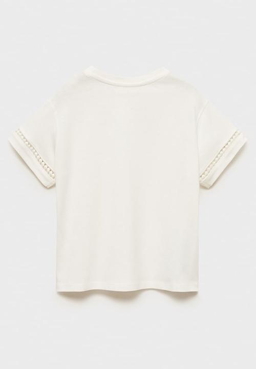 MANGO - T-shirt mina - natural