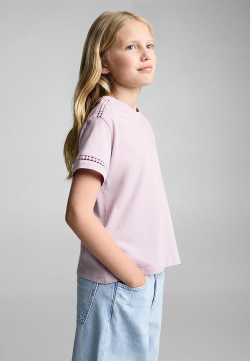 MANGO - T-shirt mina - pink
