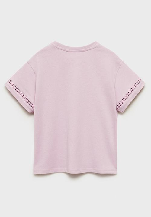 MANGO - T-shirt mina - pink