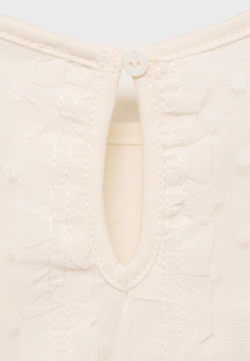 MANGO - T-shirt anna - light beige