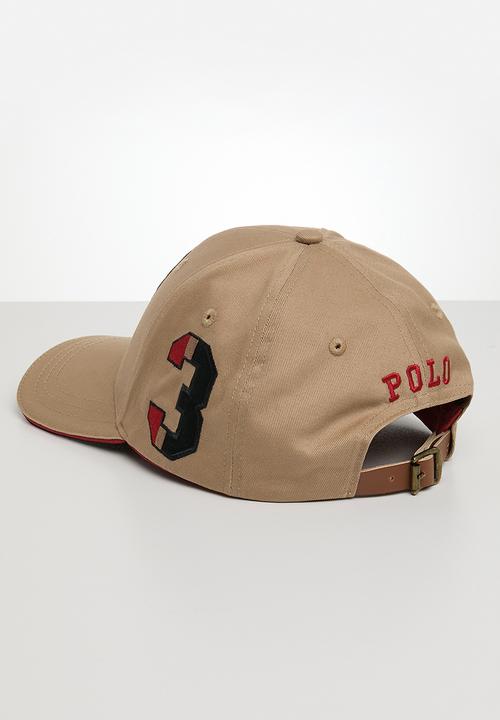 POLO - 6 Panel Crest Equestrian Peak - Stone
