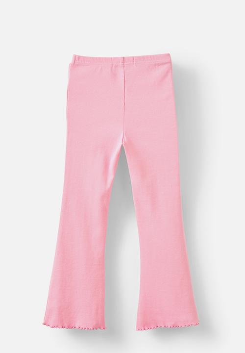 Cotton On - Francine flare pant - fairy pink
