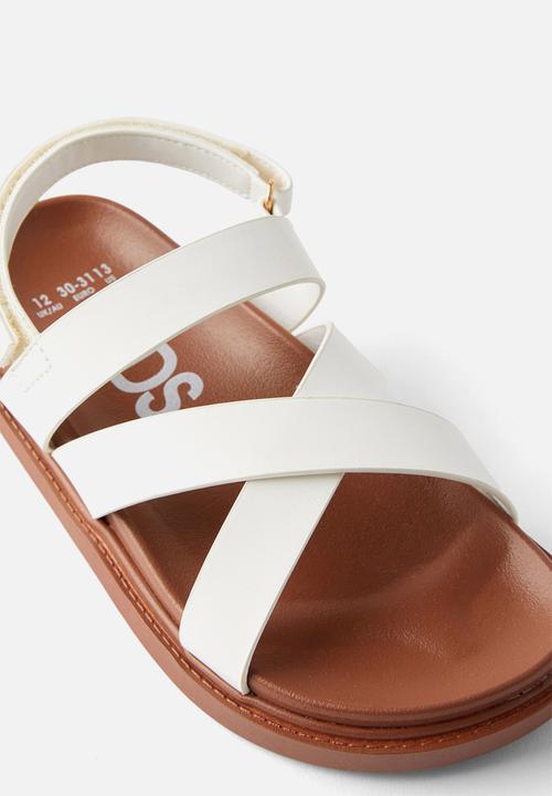Cotton On - Blair multi strap sandal - white